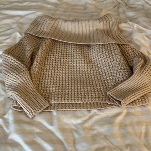 Off the shoulder sweater